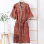 100% Cotton Double Gauze Bathrobe – Breathable & Skin-Friendly
