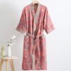 100% Cotton Double Gauze Bathrobe – Breathable & Skin-Friendly