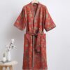 100% Cotton Double Gauze Bathrobe – Breathable & Skin-Friendly