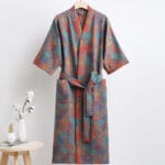 100% Cotton Double Gauze Bathrobe – Breathable & Skin-Friendly