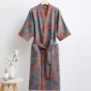 100% Cotton Double Gauze Bathrobe – Breathable & Skin-Friendly