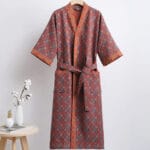 100% Cotton Double Gauze Bathrobe – Breathable & Skin-Friendly