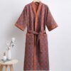 100% Cotton Double Gauze Bathrobe – Breathable & Skin-Friendly