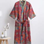 100% Cotton Double Gauze Bathrobe – Breathable & Skin-Friendly