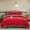 1 Pure Cotton Double Gauze Duvet Cover – Soft as a Gentle Breeze, Featuring Vintage Chinese Botanical Illustrations, Lightweight & Skin-Friendly