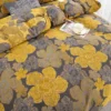 2 100% Cotton Double Gauze 4-Piece Bedding Set – Reversible Yarn-Dyed Floral Jacquard