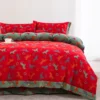 3 Pure Cotton Double Gauze Duvet Cover – Soft as a Gentle Breeze, Featuring Vintage Chinese Botanical Illustrations, Lightweight & Skin-Friendly