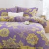 444 Baby Friendly Safe Cotton Double Gauze Four-Piece Bed Set, Dual-Sided Jacquard Yarn Dyed Fabric, A Standard No Fluorescent with Button Closure