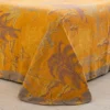 5 Vintage Floral Double Gauze Bedding Set, A Class Baby Safe Cotton 4 Piece Bed Sheets Set,All Season