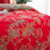 6 Double Layer Gauze Cotton 4 Pieces Bedding Set, Easy Care Breathable Muslin Sheets That Gets Softer After Washing