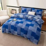 100% Cotton Double Gauze Bedding Set 4 Pieces, A Class Baby Safe Soft Duvet Cover Set