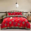 马上暴富 Pure Cotton Double Gauze Duvet Cover – Soft as a Gentle Breeze, Featuring Vintage Chinese Botanical Illustrations, Lightweight & Skin-Friendly
