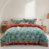 马到成功2 Pure Cotton Double Gauze Duvet Cover – Soft as a Gentle Breeze, Featuring Vintage Chinese Botanical Illustrations, Lightweight & Skin-Friendly